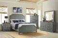 Beach House Gray 4 Piece Queen Bedroom Set