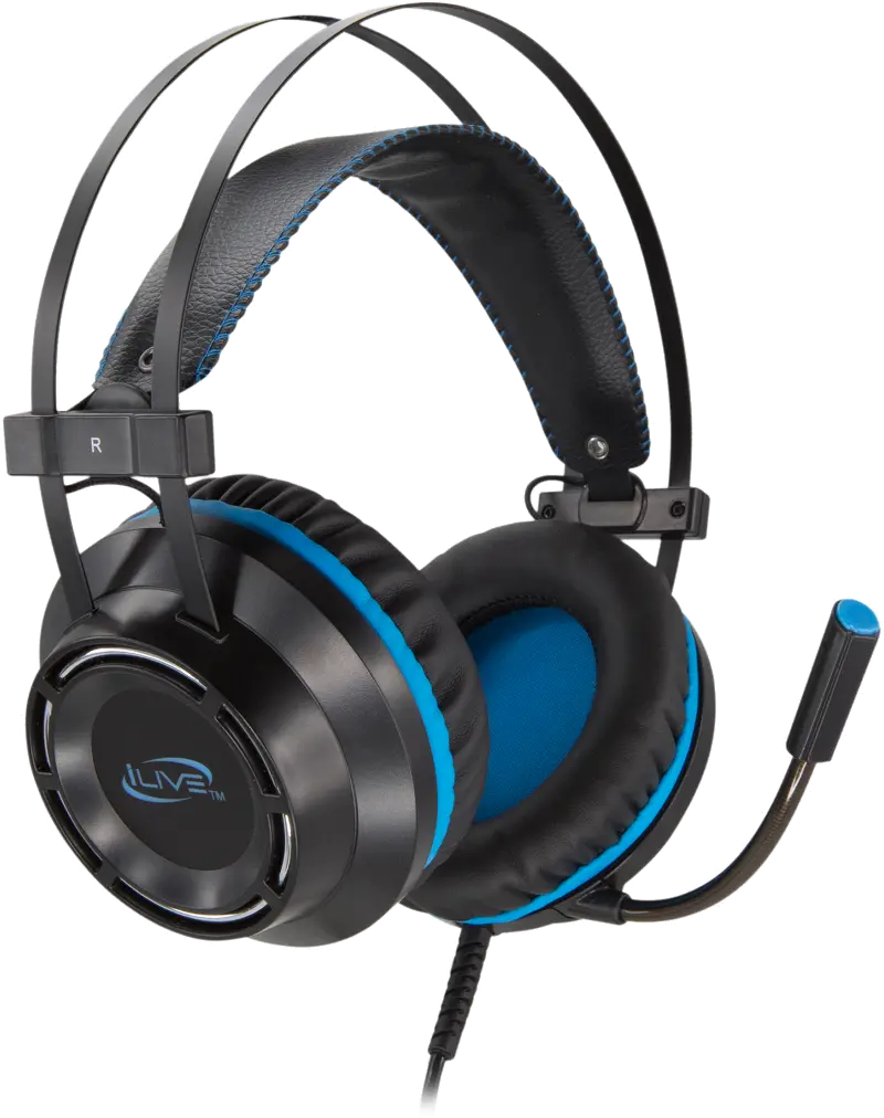 iLive Gaming Headphones with Microphone - Black