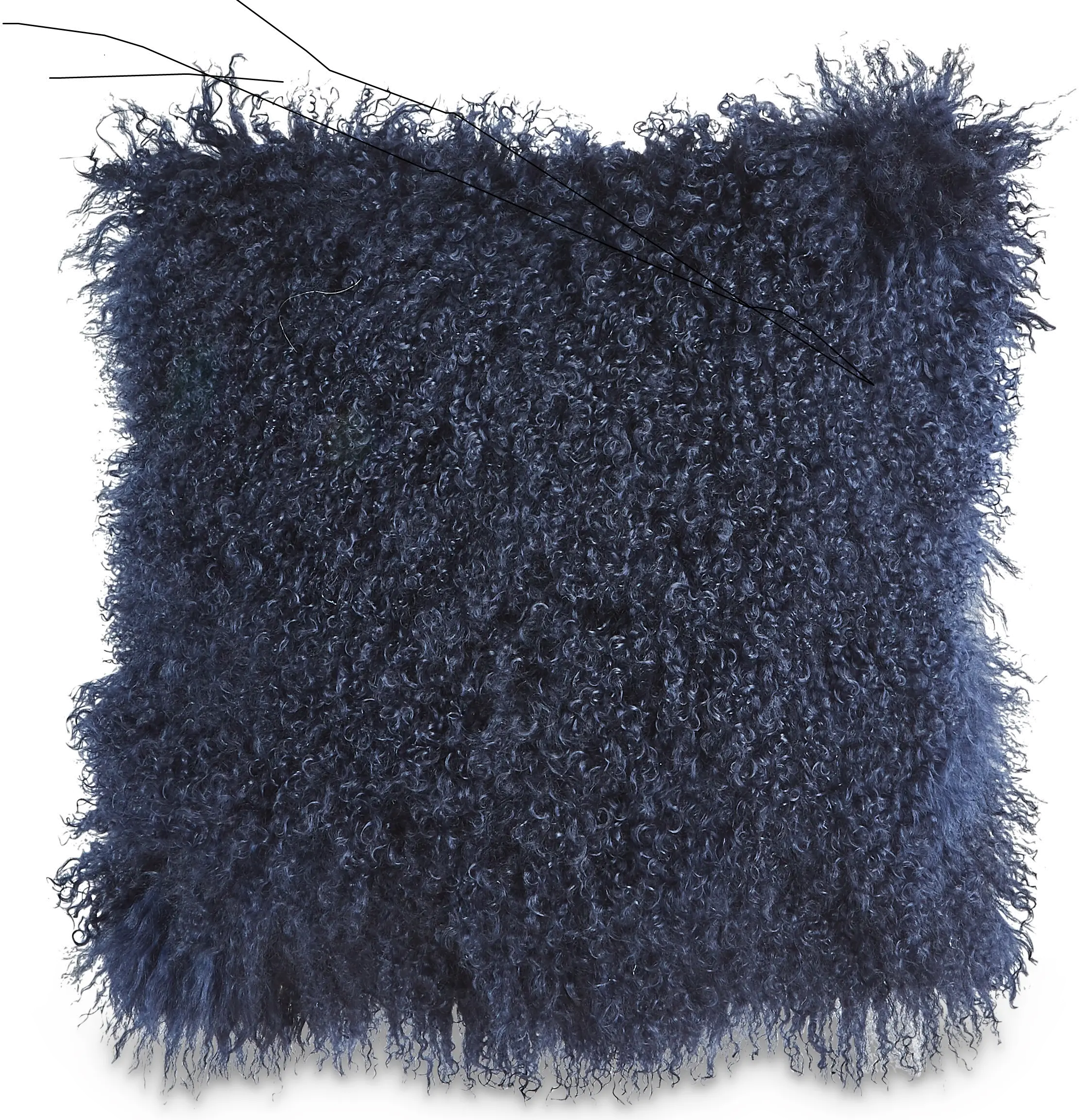 18 Inch Navy Blue Throw Pillow - Lucas-1