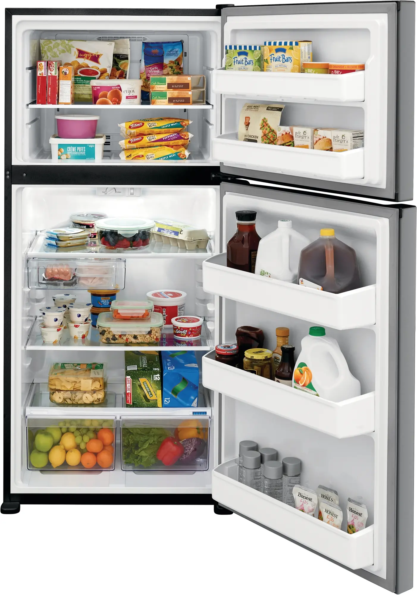 FFTR1835VS Frigidaire 18.3 cu ft Top Freezer Refrigerator - 30 W Stainless Steel-4