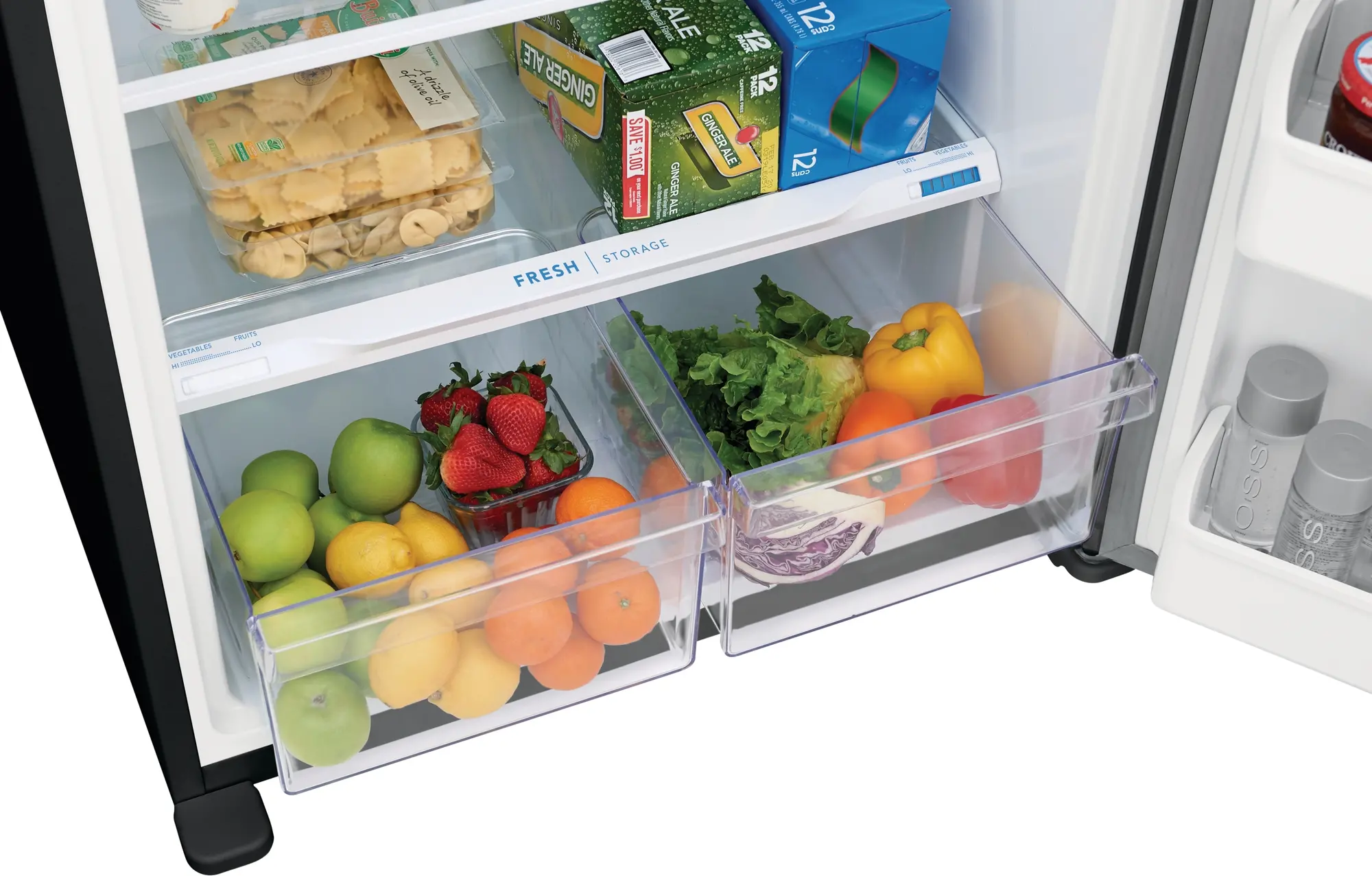 FFTR1835VS Frigidaire 18.3 cu ft Top Freezer Refrigerator - 30 W Stainless Steel-7