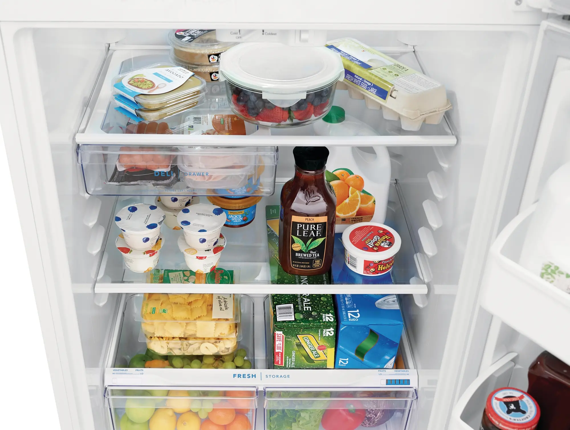 FFTR1835VW Frigidaire 18.3 cu ft Top Freezer Refrigerator - White-6