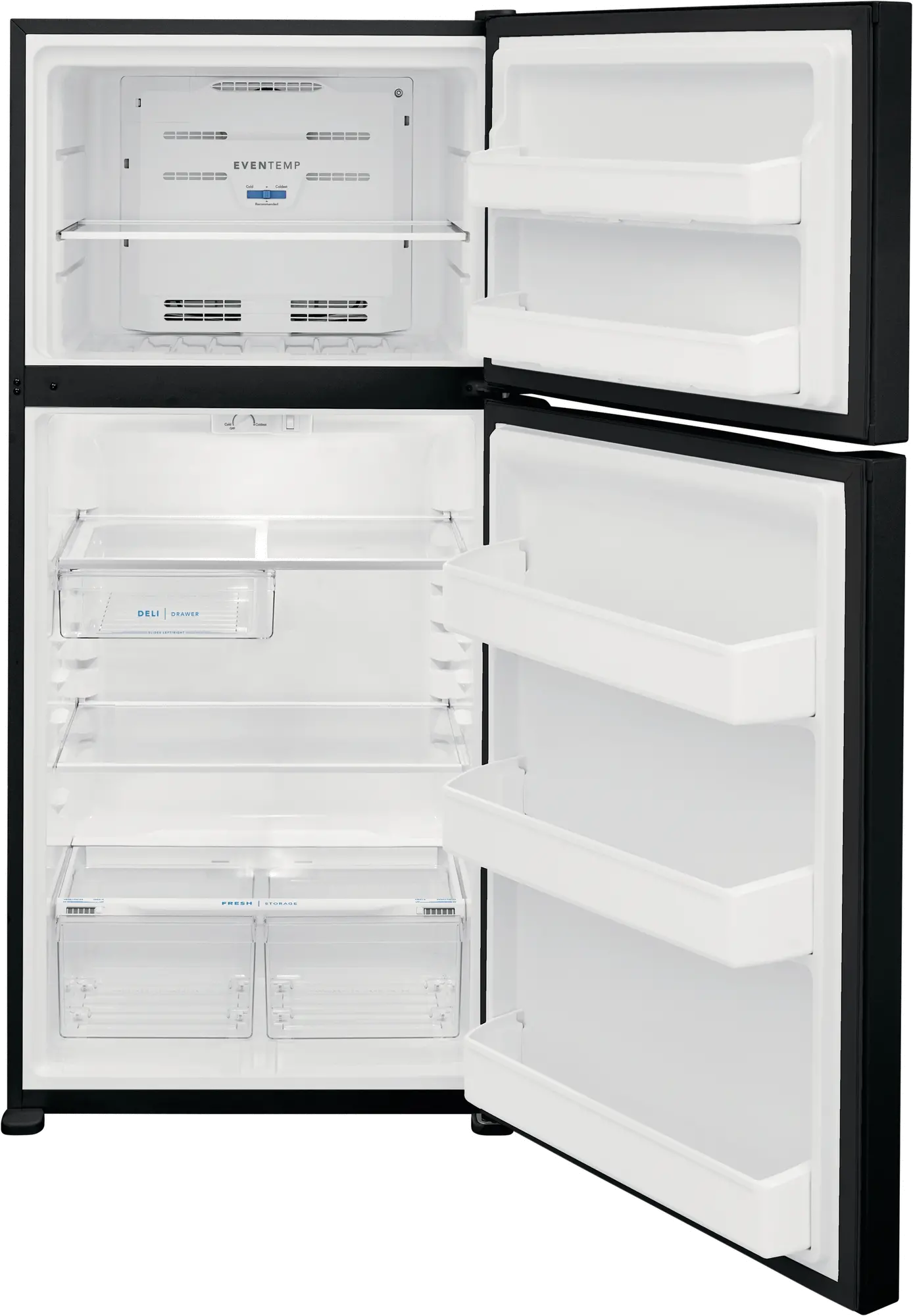 FFTR1835VB Frigidaire 18.3 cu ft Top Freezer Refrigerator - 30 W Black-4