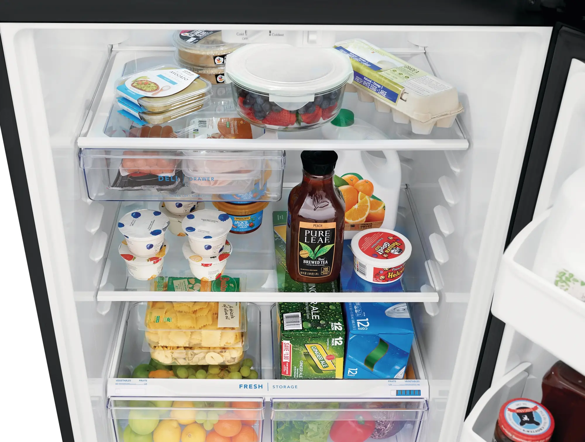 FFTR1835VB Frigidaire 18.3 cu ft Top Freezer Refrigerator - 30 W Black-5