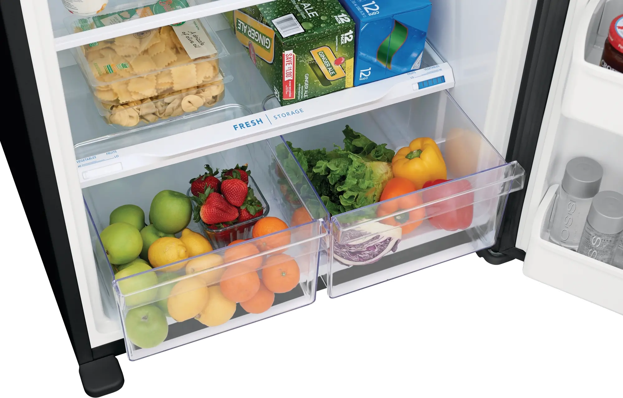 FFTR1835VB Frigidaire 18.3 cu ft Top Freezer Refrigerator - 30 W Black-6