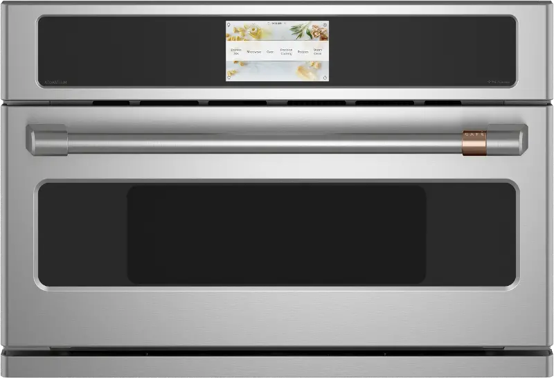 Cafe 1.7 cu ft 5 in 1 Single Wall Oven - Stainless Steel 30 Inch