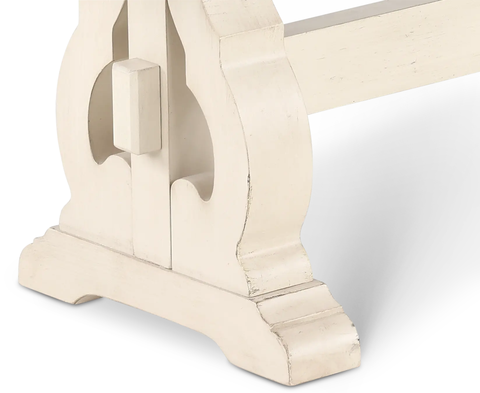 Drake White Dining Room Bench-6