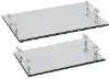 12  Rectangle Mirrored Tray with Handles
