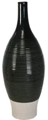 20 Inch Green Ceramic Bottle Vase