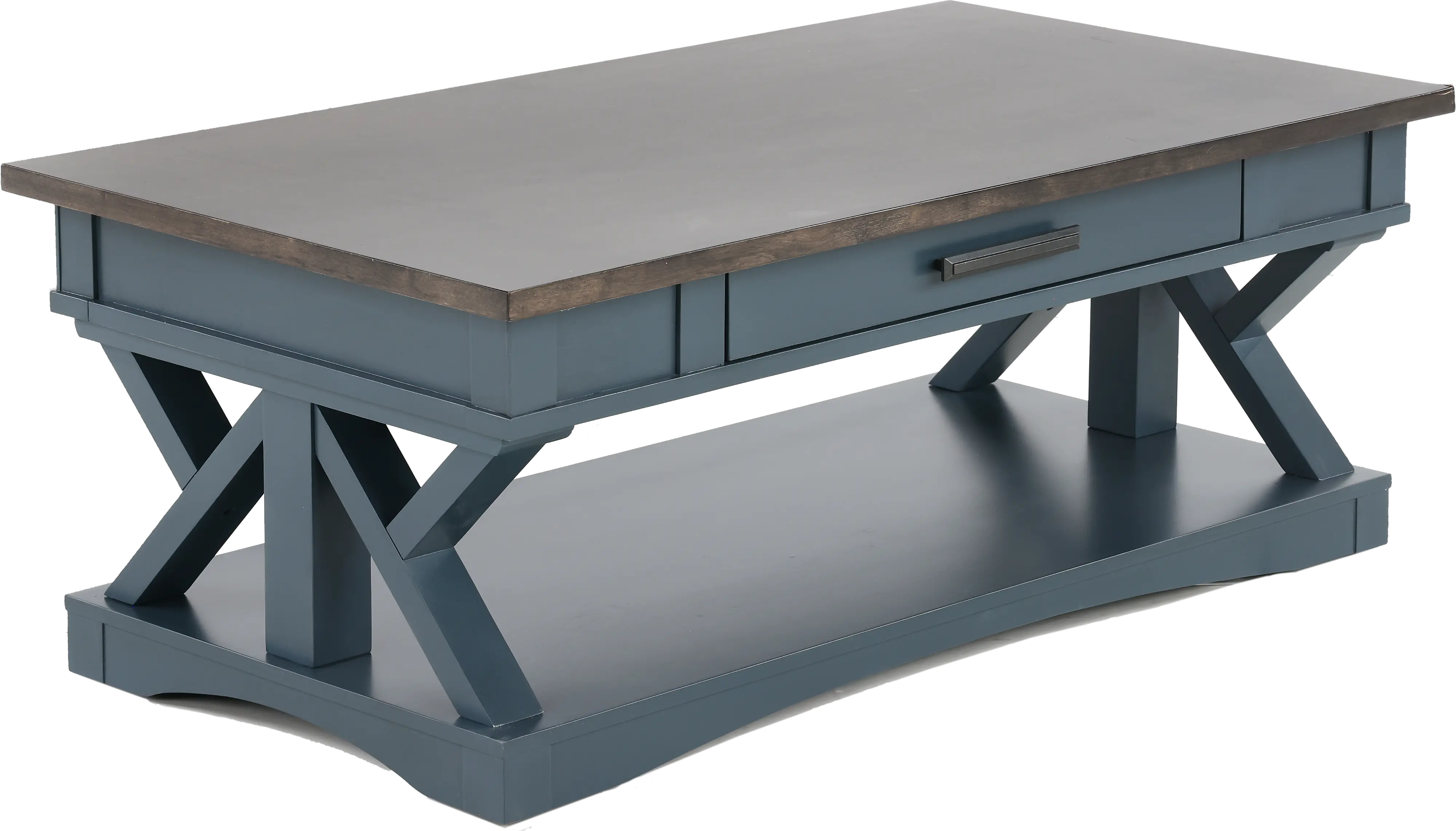 Amy Denim Blue Coffee Table-4