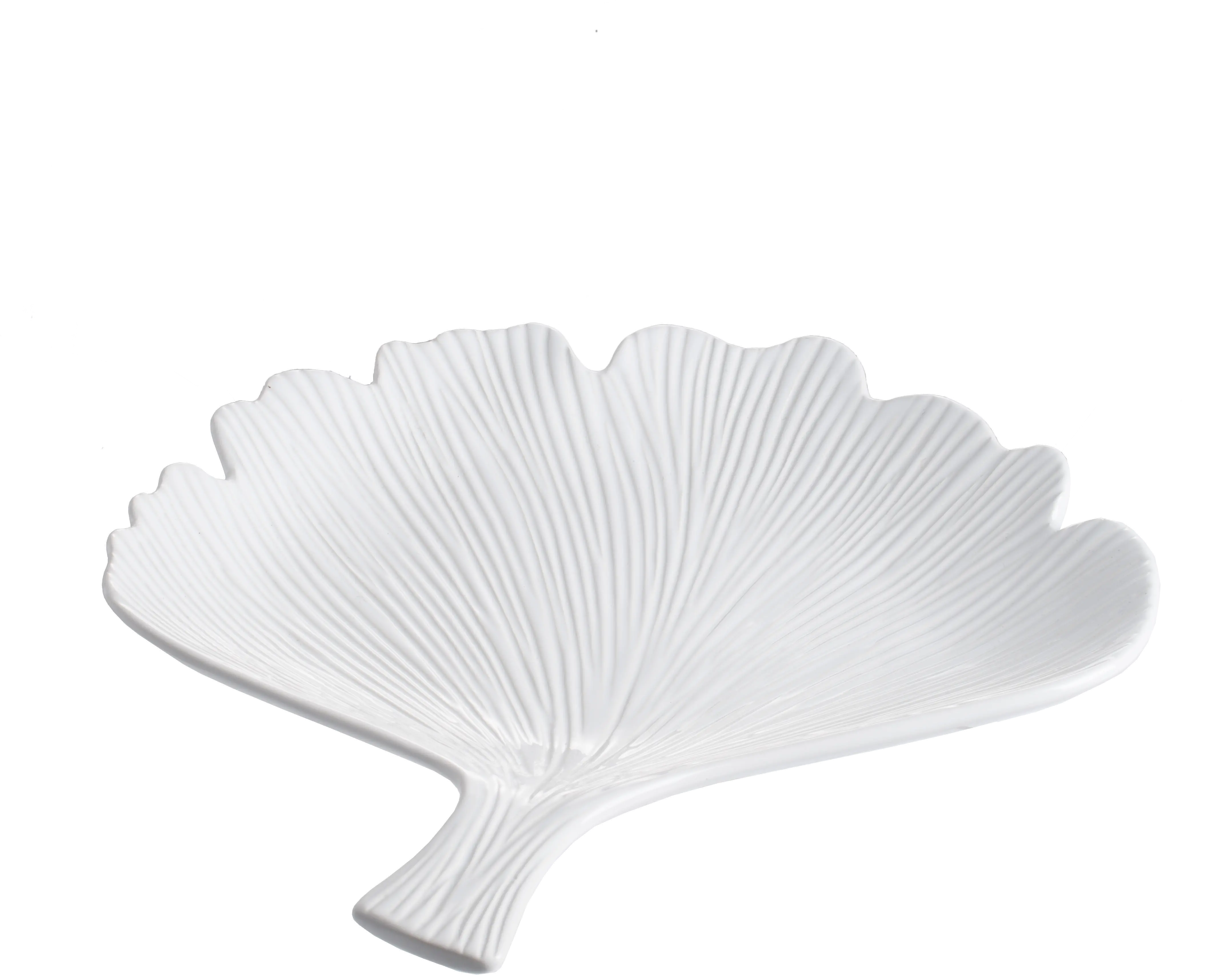 11 White Leaf Tray-1