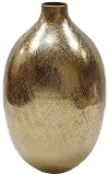13 Inch Gold Textured Finish Vase