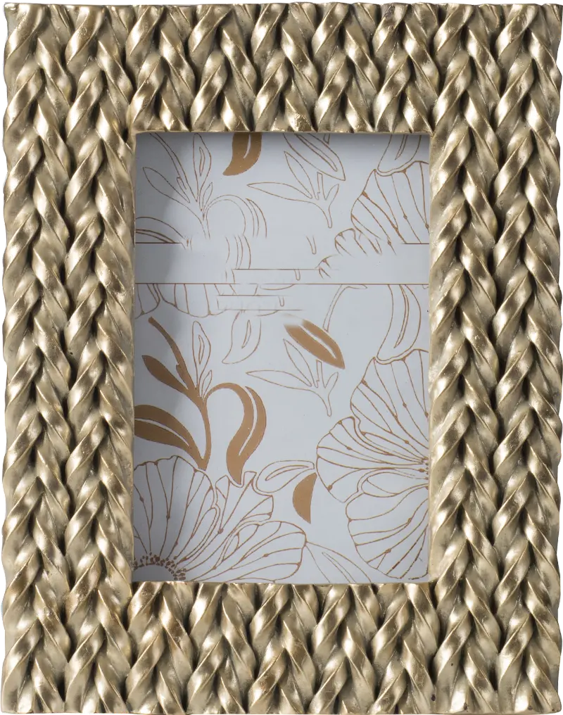 Gold Lattice Picture Frame