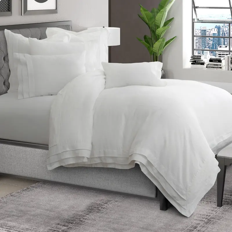 Addison White 7 Piece King Bedding Collection