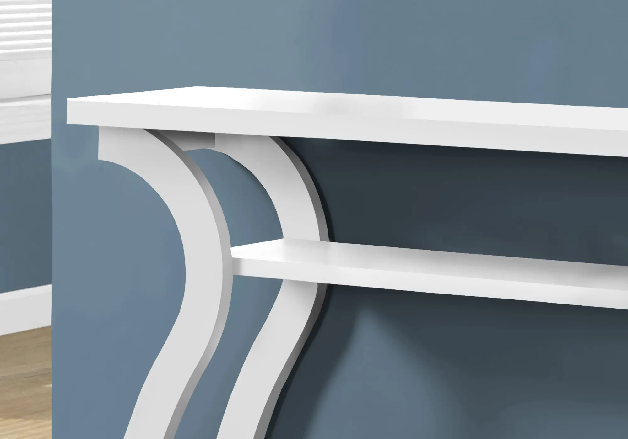 Hall Console Table - White-3