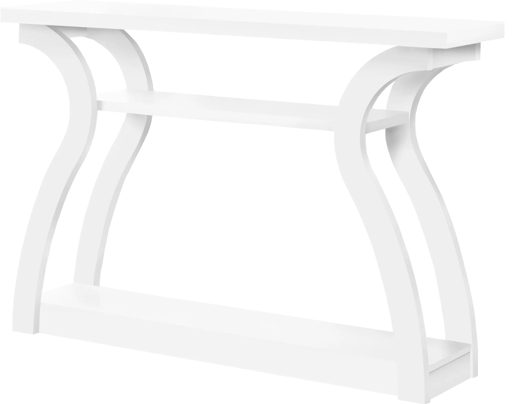 Hall Console Table - White-1