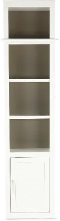 Catrina White 22 Bookcase with Reversible Door
