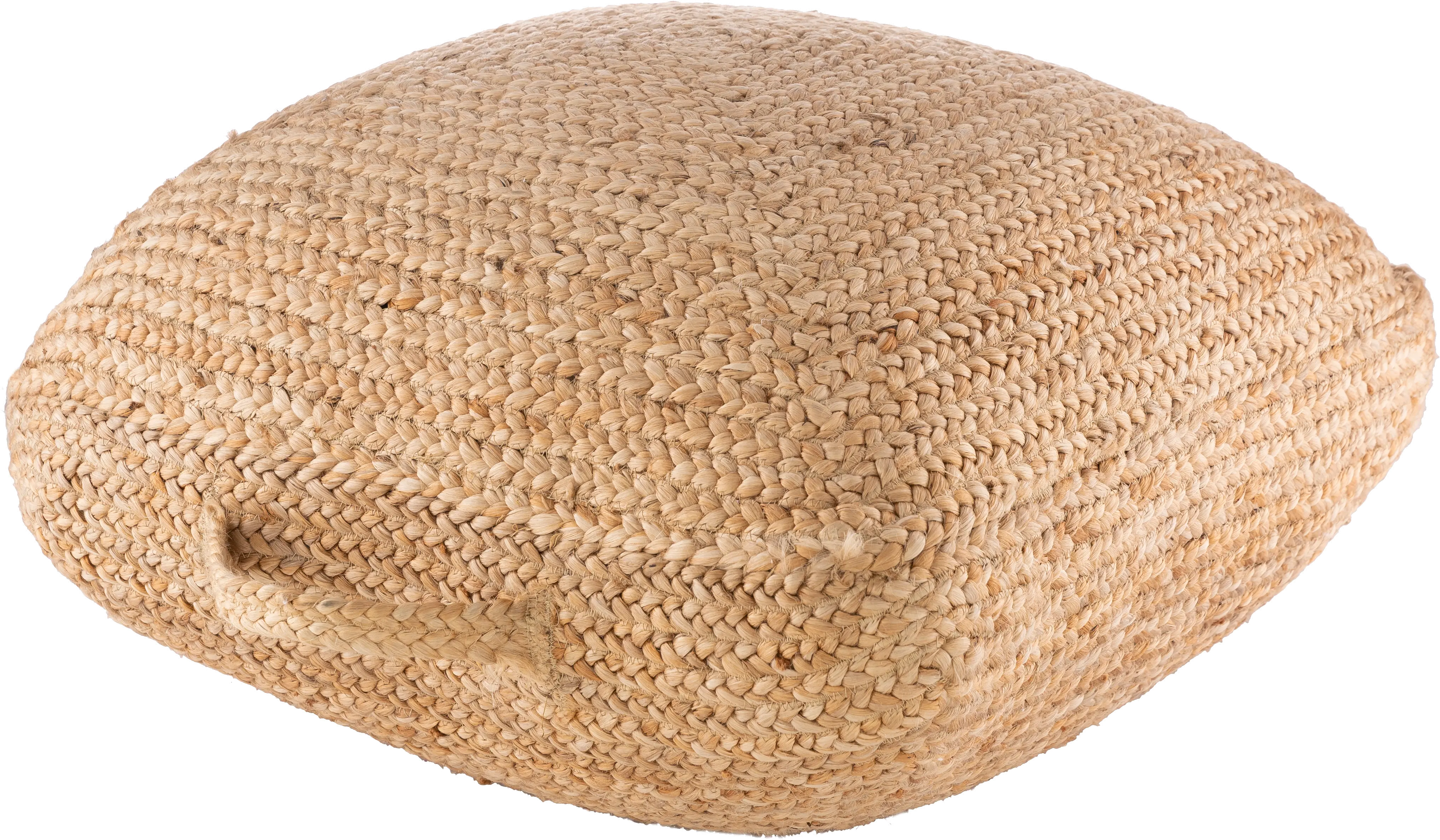 ZIY-001/KHAKIPILLOW Khaki Jute Floor Pillow-1