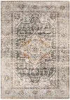 Maharaja 8 x 10 Medallion Gray and Blue Area Rug