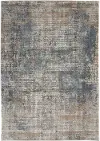 QUA02/5X8/QUARRY Quarry 5 x 7 Blue and Beige Area Rug