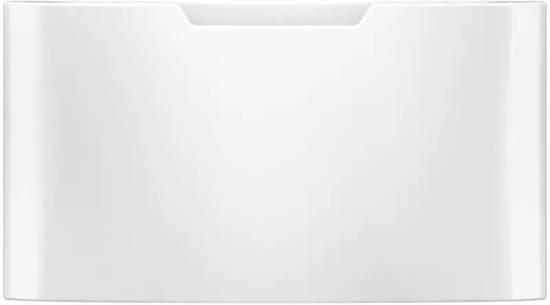 GE Pedestal with Storage Drawer - White