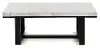 Lucca Black and White Marble Coffee Table