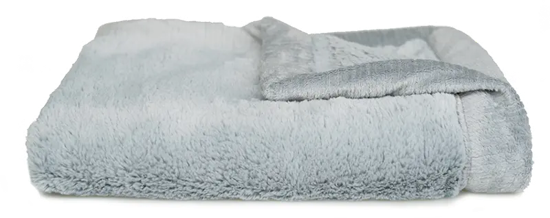 Soft Airy Blue Storm Cloud Lush Receiving Blanket