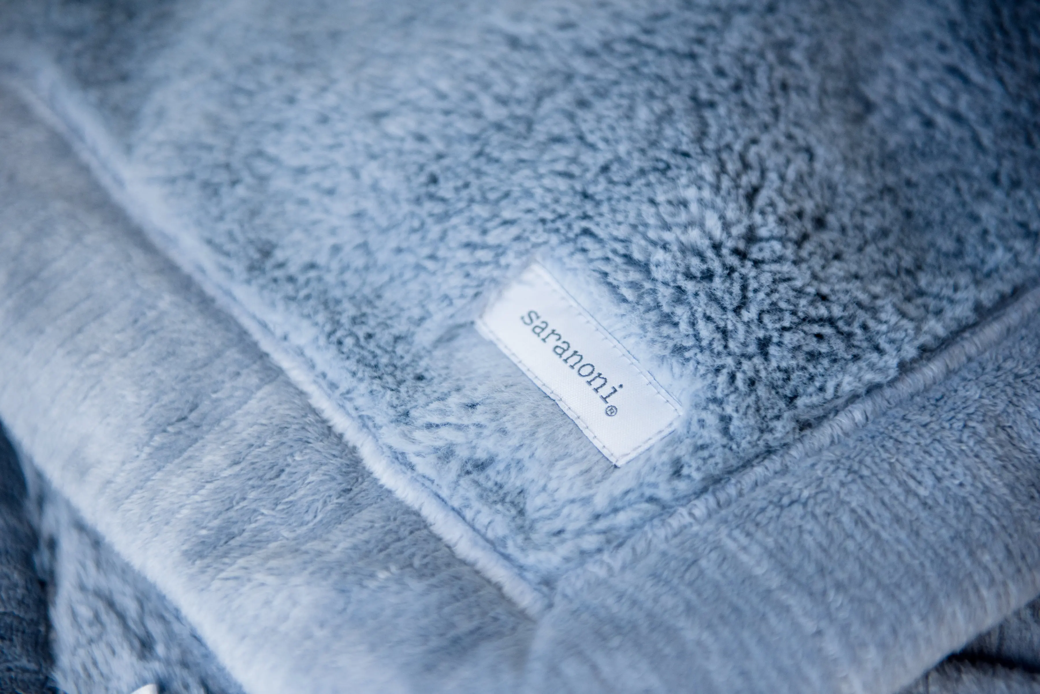 Soft Airy Blue Storm Cloud Lush Receiving Blanket-2