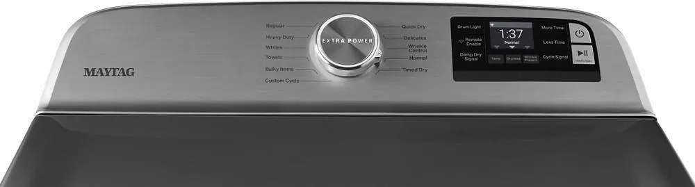 MGD6230HC Maytag Gas Dryer with Extra Power - 7.4 Cu. Ft. Metallic Slate-2