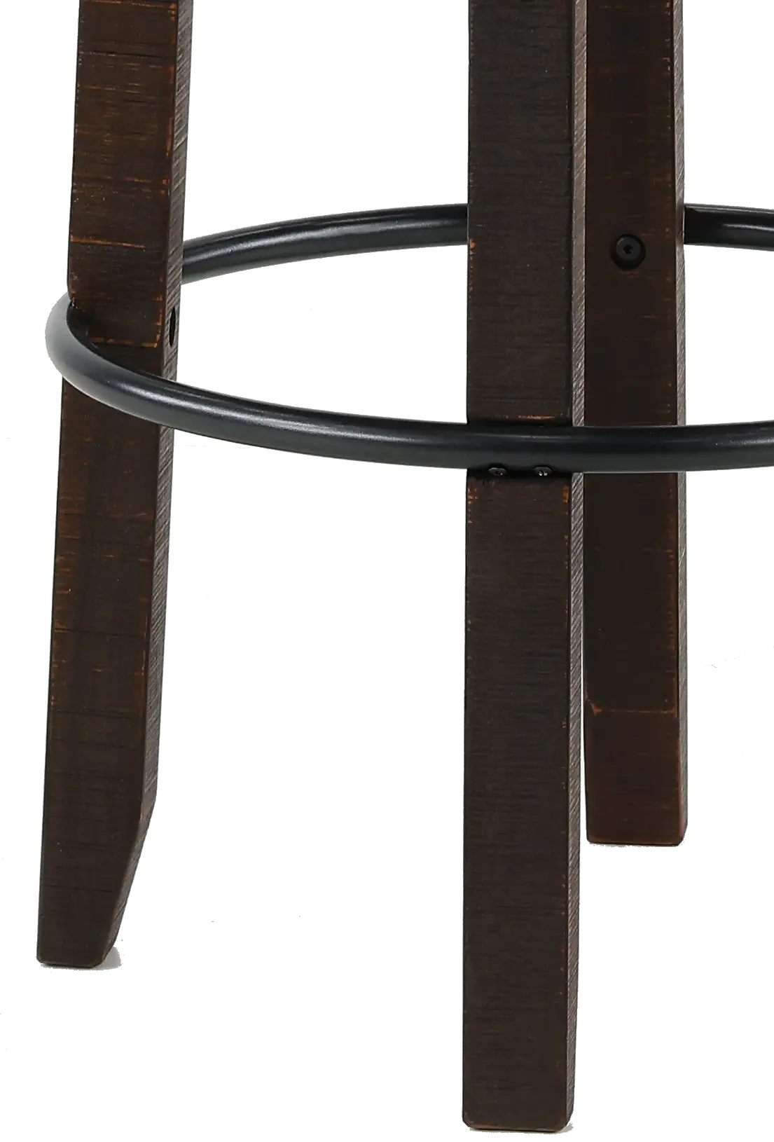 Barrel Tobacco Brown Swivel Bar Stool-7