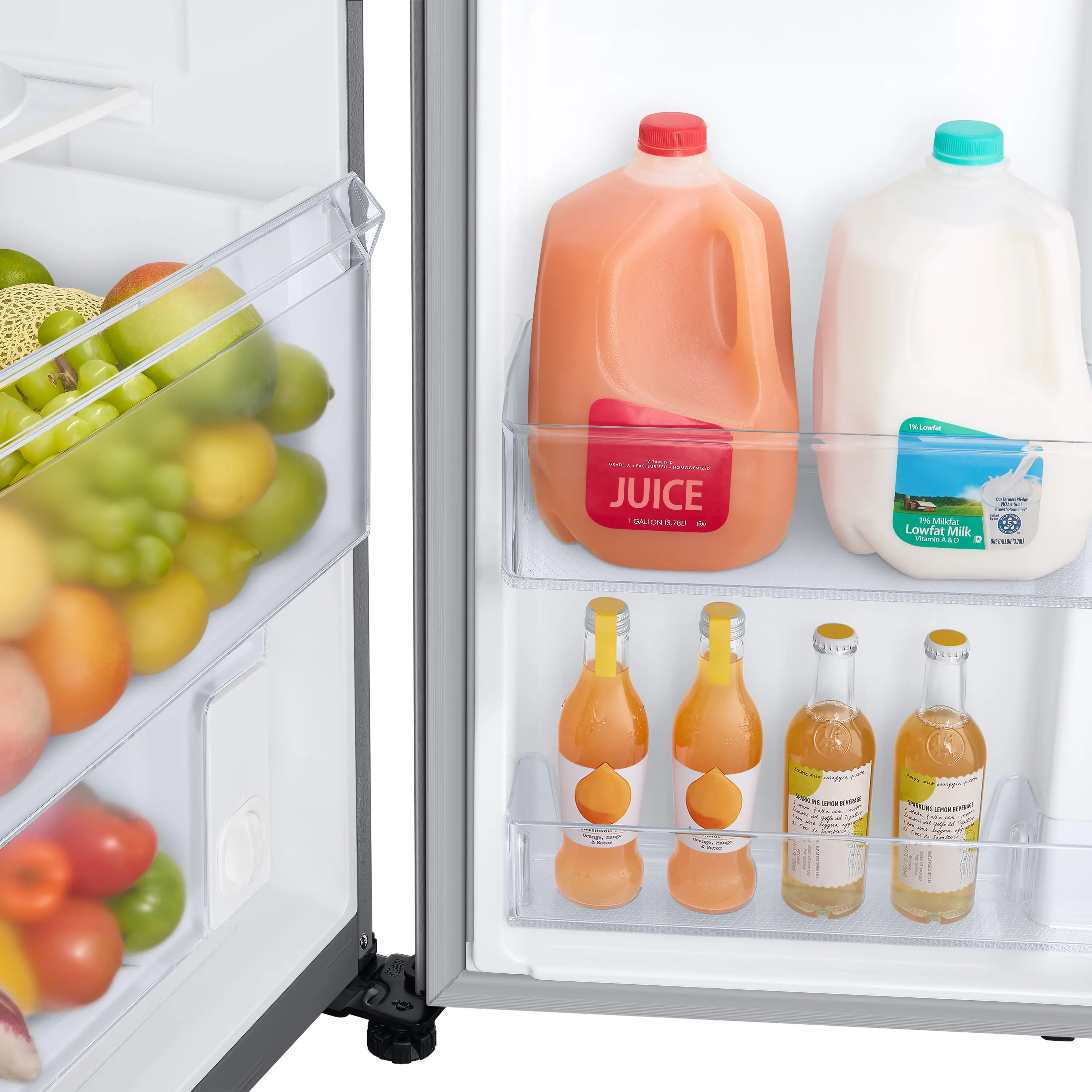 RS22T5561SR Samsung 22.5 cu ft Side by Side Refrigerator - Counter Depth Stainless Steel-5