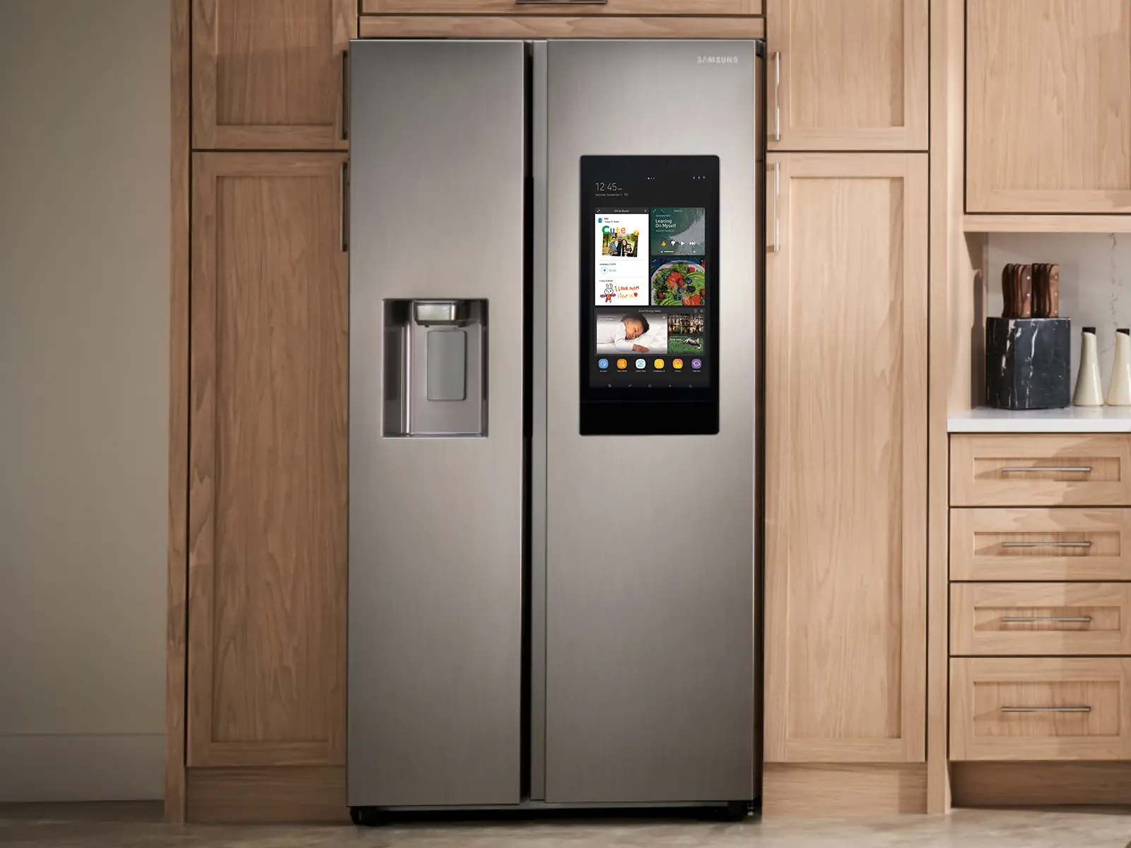 RS22T5561SR Samsung 22.5 cu ft Side by Side Refrigerator - Counter Depth Stainless Steel-7