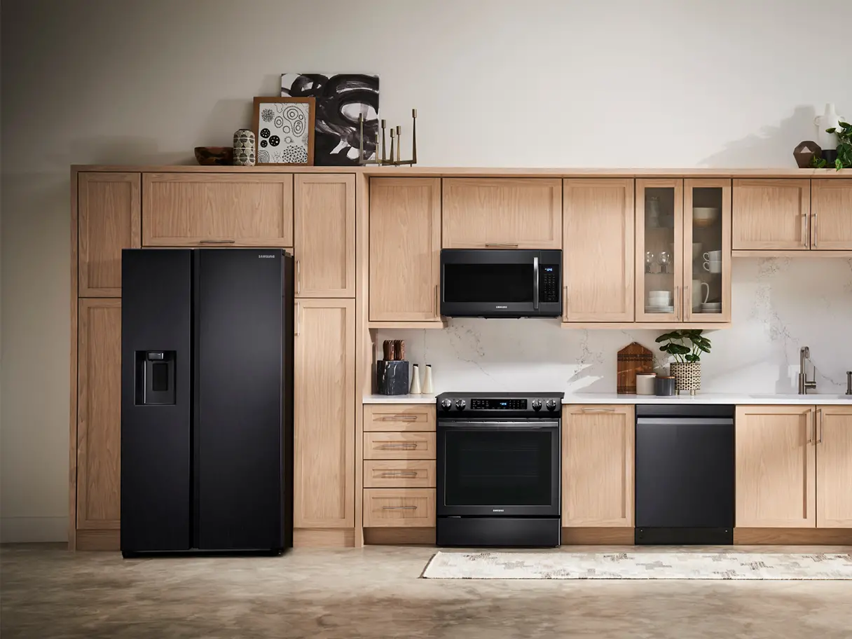 RS27T5200SG Samsung 27.4 cu ft Side by Side Refrigerator - Black Stainless Steel-2