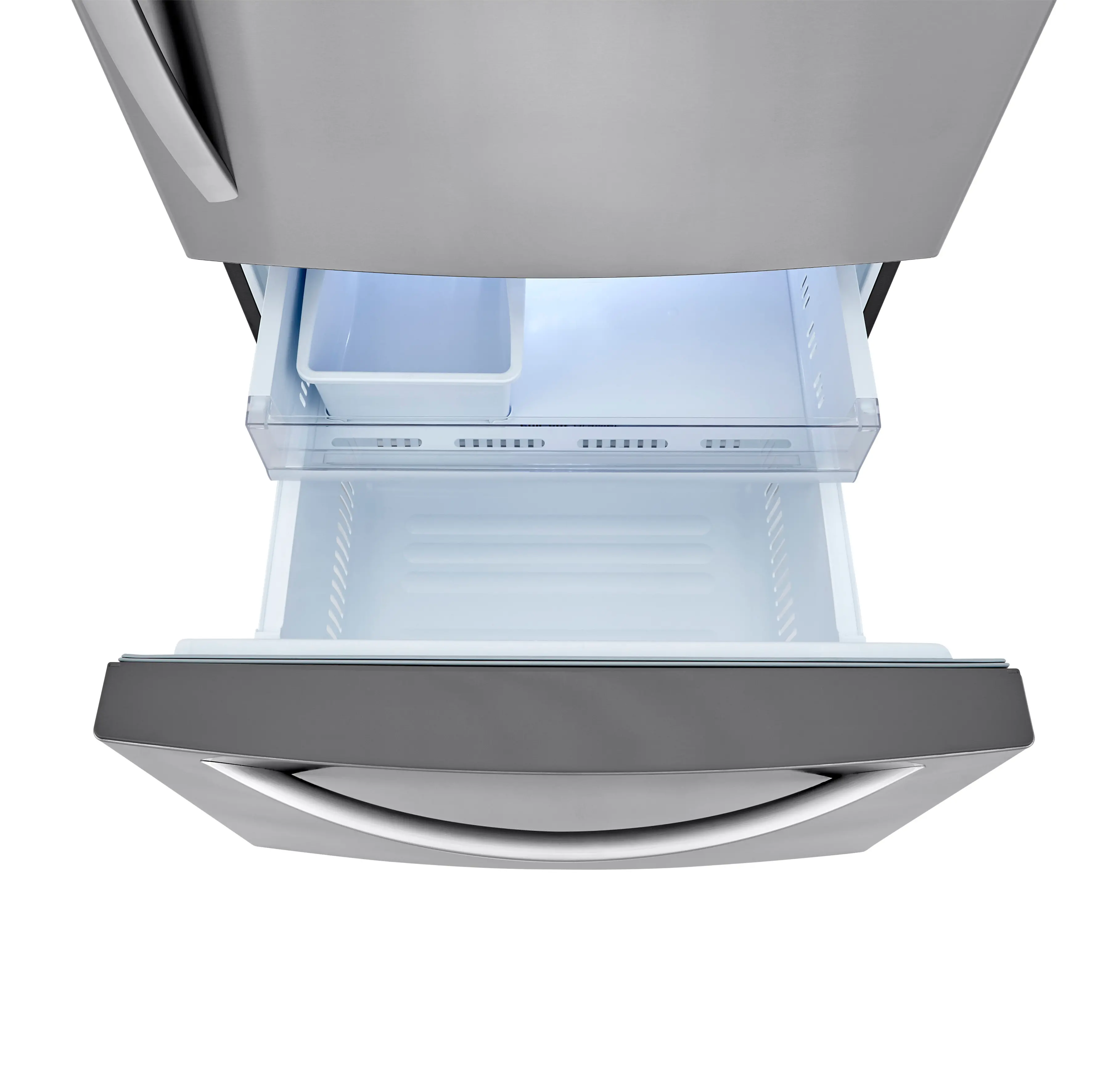 LRDCS2603S LG 25.5 Cu Ft Bottom Freezer Refrigerator – Fingerprint Resistant Stainless Steel-4
