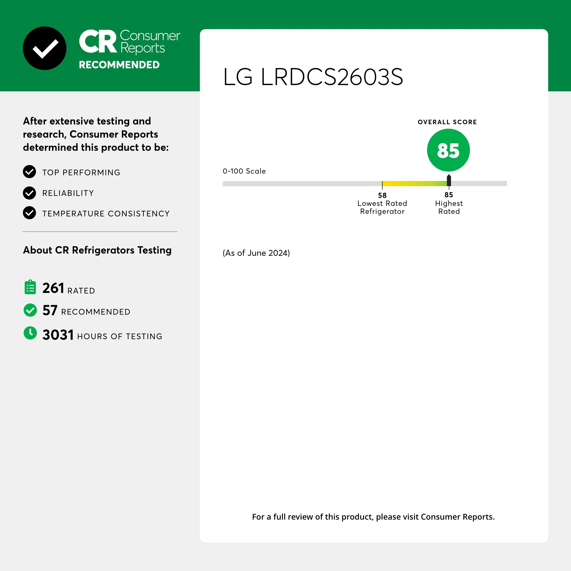 LRDCS2603S LG 25.5 Cu Ft Bottom Freezer Refrigerator – Fingerprint Resistant Stainless Steel-8