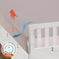 BXSPXARFC BedGear Dri-Tec Pink Fitted Crib Sheet