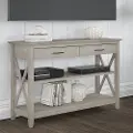 KWT248WG-03 Key West Washed Gray Sofa Table - Bush Furniture