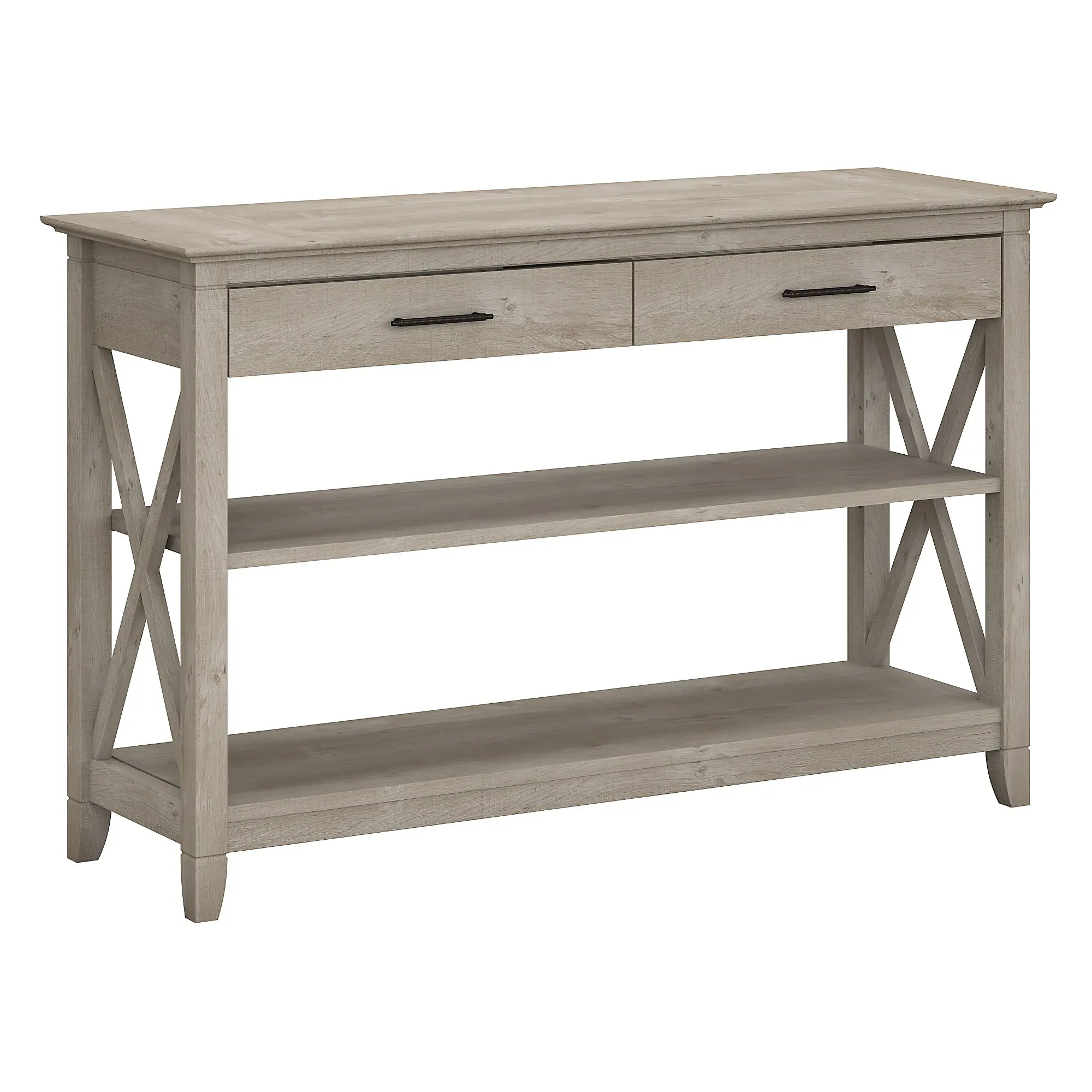 KWT248WG-03 Key West Washed Gray Sofa Table-1