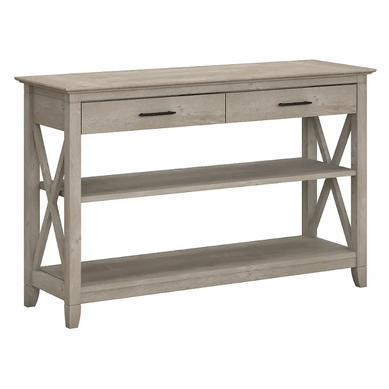 Key West Washed Gray Sofa Table