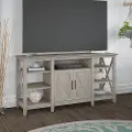 KWV160WG-03 Key West Washed Gray 60 TV Stand - Bush Furniture