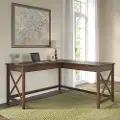 KWD160BC-03 Key West Bing Cherry L-Shaped Desk - Bush Furniture