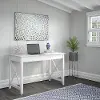 KWD148WT-03 Key West White 48  Writing Desk - Bush Furniture