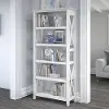 KWB132WT-03 White 5-Shelf Bookcase - Bush Furniture