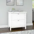 BDF131WH-03 Pure White Lateral File - Bush Furniture