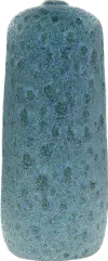 DF2016/MATTEBLUEVASE Matte Blue Terracotta Vase with Reactive Glaze