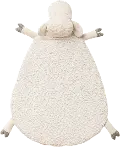 DF2661/WHTSHEEP White Fabric Tummy Time Sheep Mat