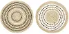 DF3060A/PLACEMAT Assorted 15 Round Sea Grass Hand Woven Place Mat