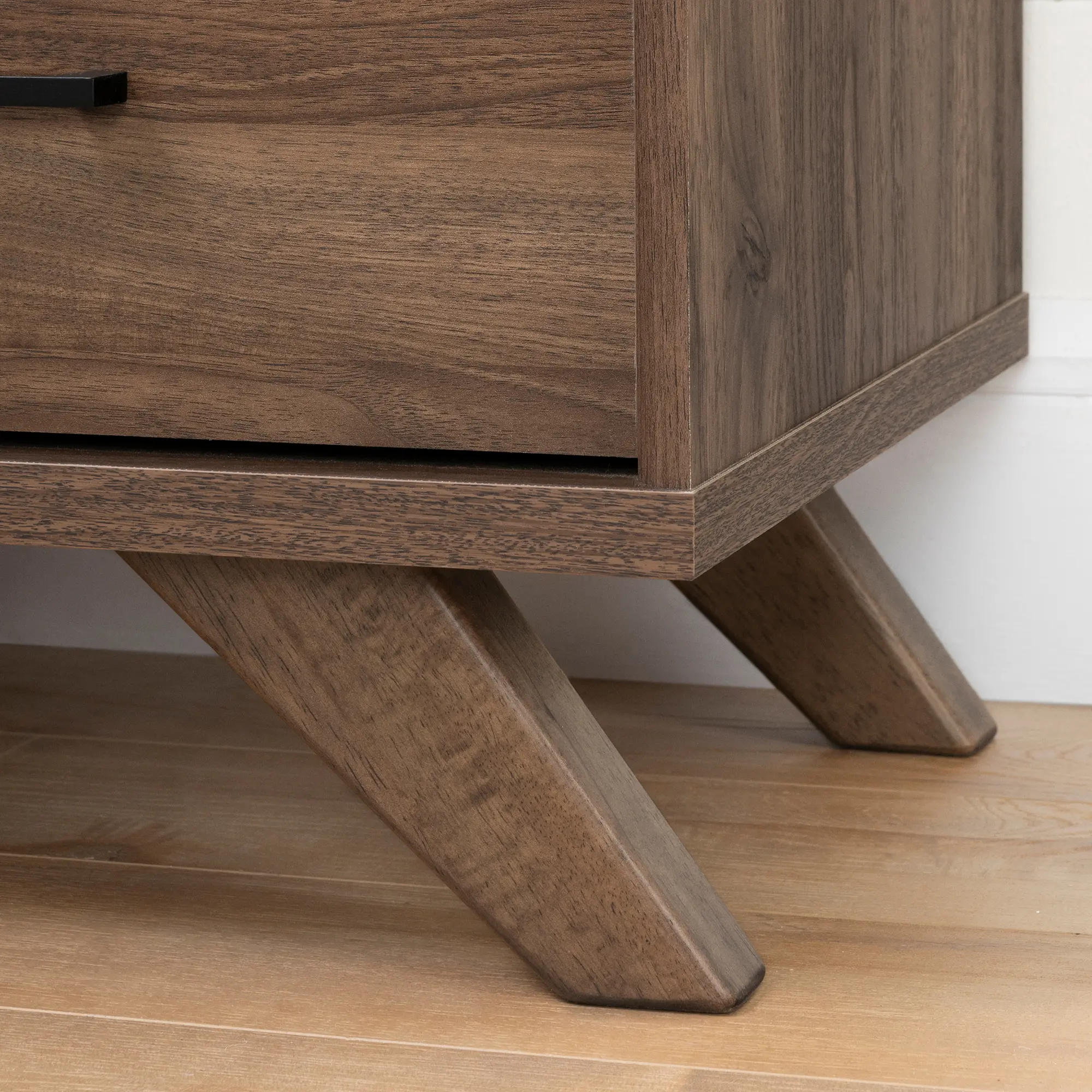 11509 Modern Walnut Brown Nightstand - South Shore-3