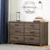 11908 Ulysses Brown Oak 6-Drawer Double Dresser - South Shore