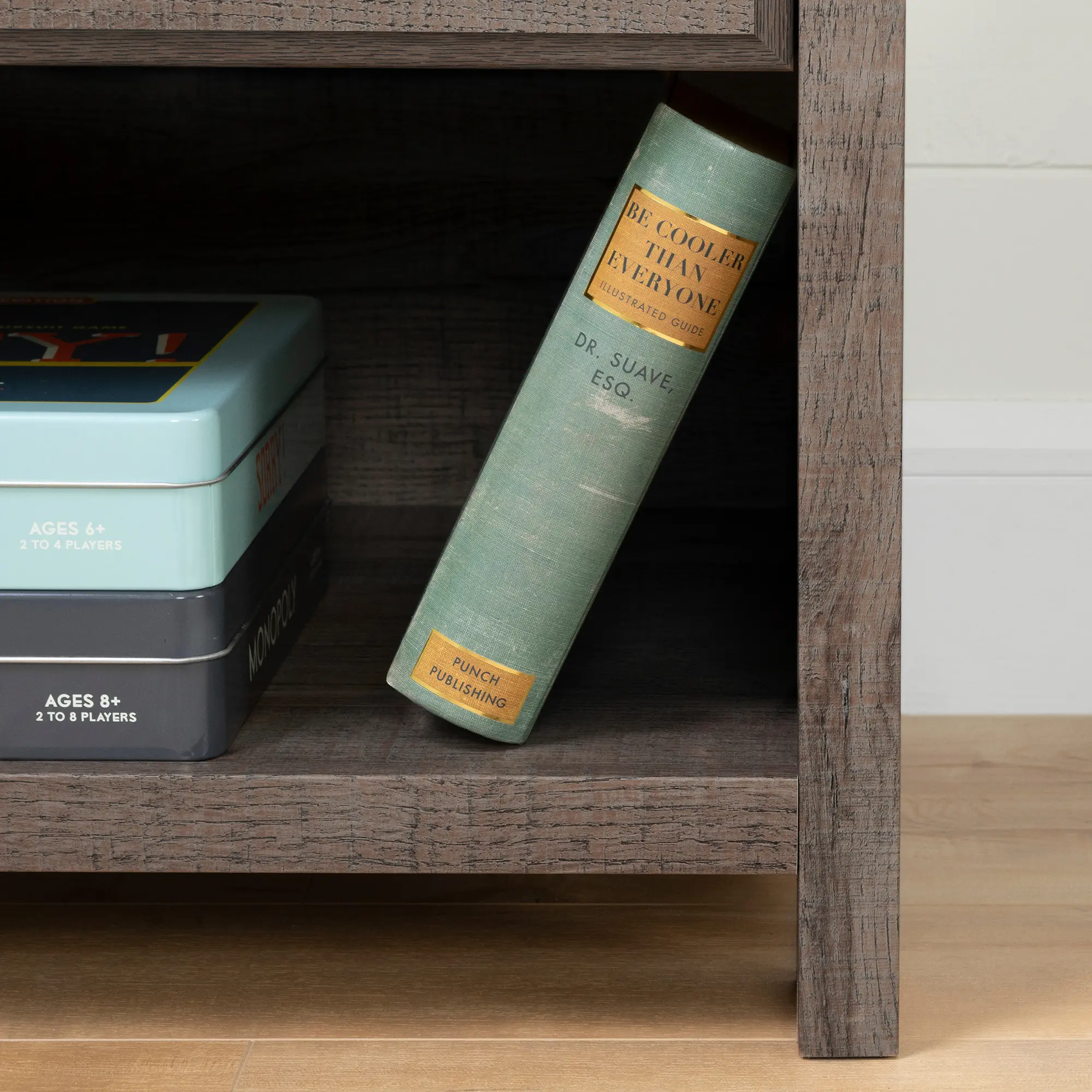 11910 Ulysses Brown Oak 1-Drawer Nightstand - South Shore-8